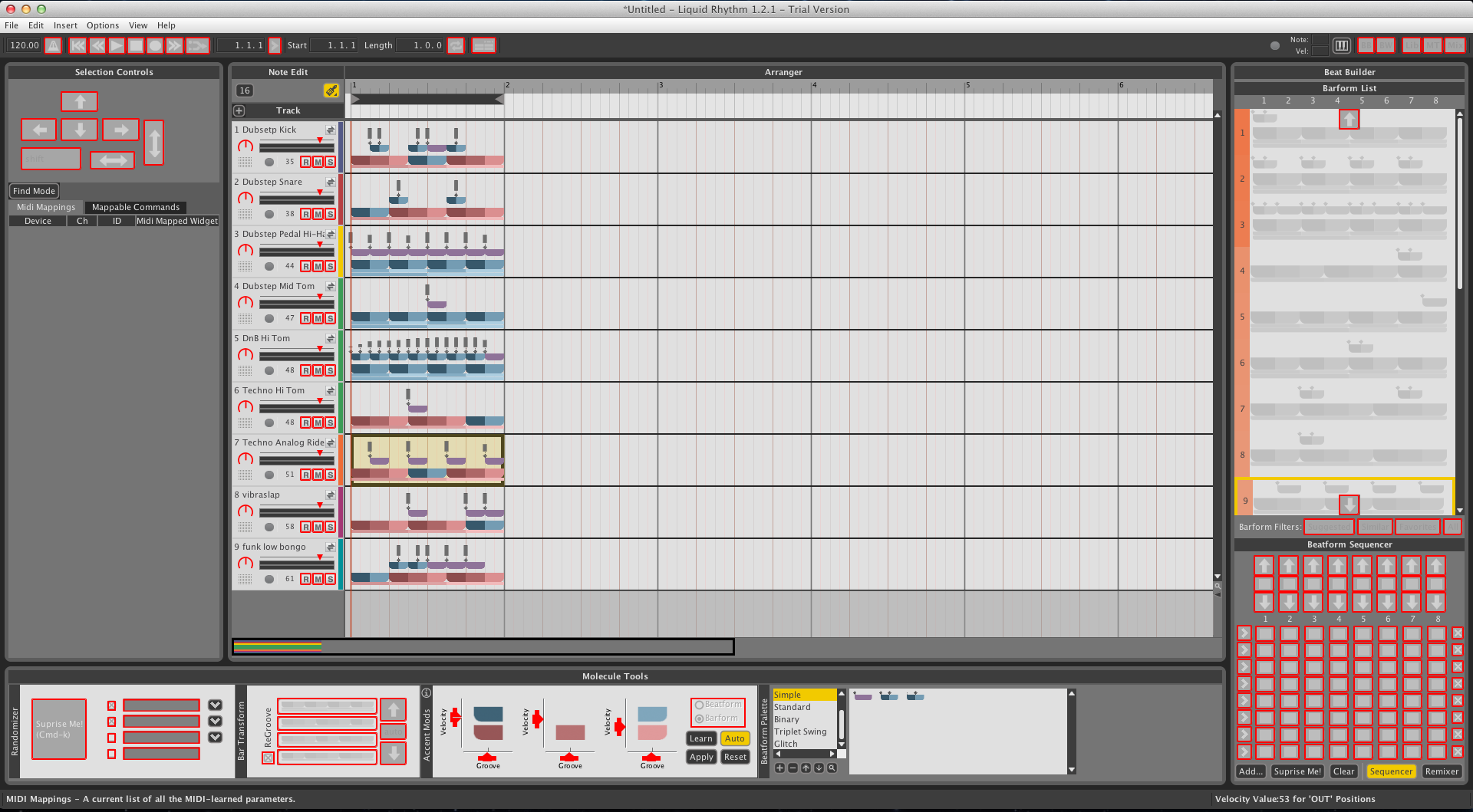 product developments midi mapping