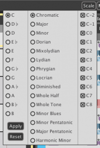 Scale Selector