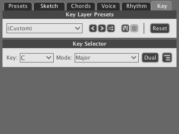 Key Layer in Liquid Music