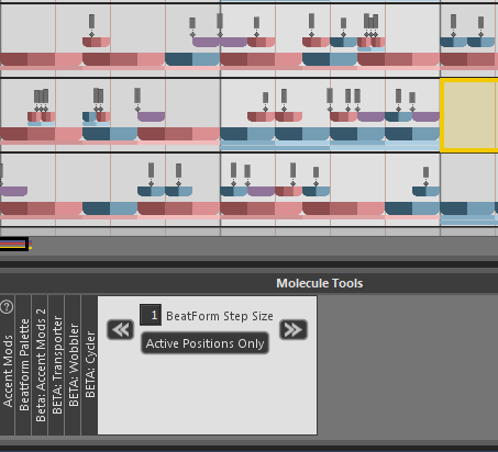 BeatForm Cycling feature initial prototype