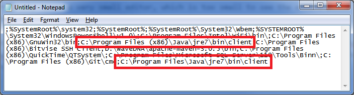 Environment Variable Path