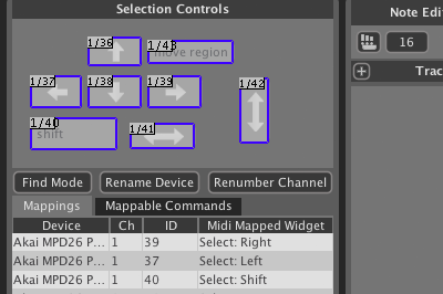 Liquid Rhythm MIDI Mapping