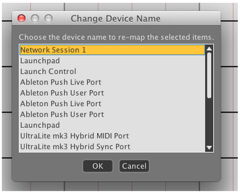 Midi mapping