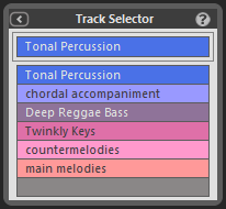 Liquid Music Track Selector